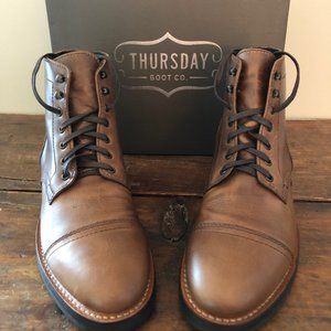 Thursday Boots- Men's "Captain" (Natural, US 8.5)
